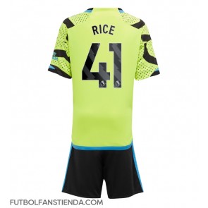 Arsenal Declan Rice #41 Segunda Equipación Niños 2023-24 Manga Corta (+ Pantalones cortos)